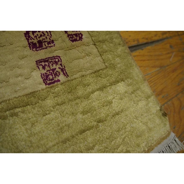 Textile Antique Chinese - Silk Rug For Sale - Image 7 of 11