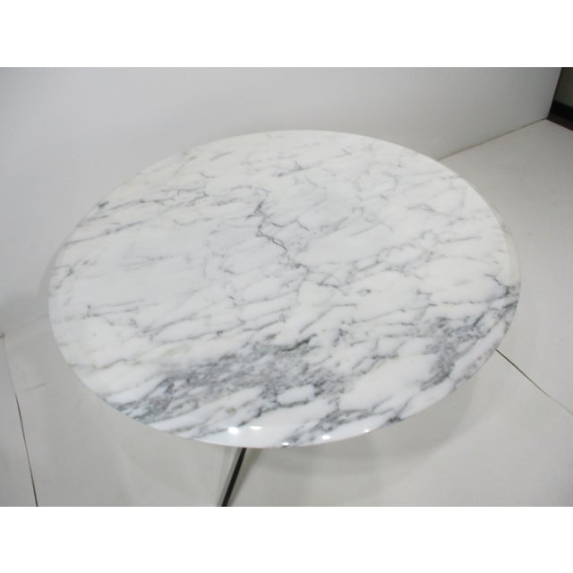 Metal Dunbar Sculptural Marble Chrome Coffee Table by Roger Sprunger For Sale - Image 7 of 12
