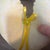 Contemporary Yellow Lace Hearts Pack of 2 Handmade For Sale - Image 3 of 12
