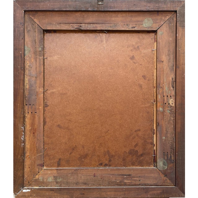 Oil painting on canvas, shepherdess, Bonfatti - 20th century Painted in oil on canvas, mounted on wood, depicting a...