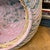 Ceramic Late 20th Century Large Pink and Blue Pastel Ceramic Bowl with Woven Design For Sale - Image 7 of 12