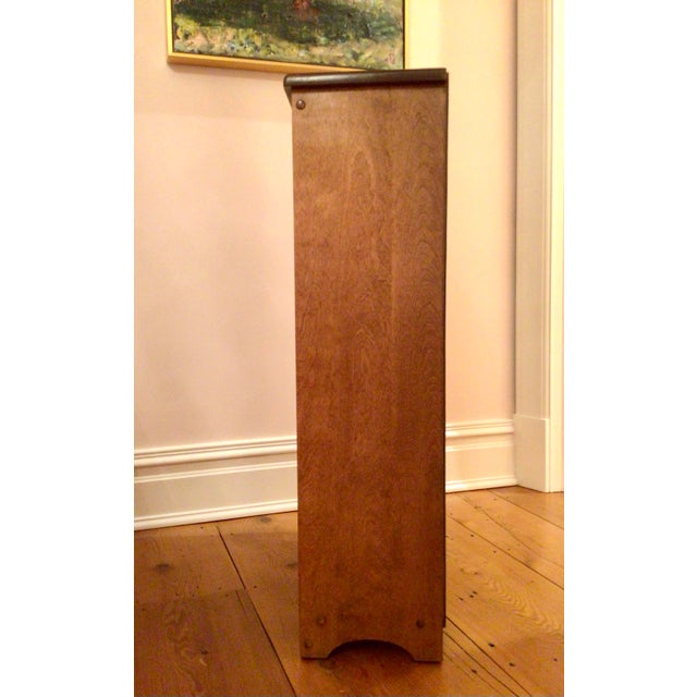 1950s Vintage Solid Rock Maple Petite Bookcase by C. H. Hartshorn Chairish
