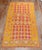 Mid 20th Century Saffron Red Quirky Moroccan Colorful Geometric Accent Rug For Sale - Image 16 of 18
