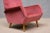 Set of Vintage Chairs in Coral Red Velvet and Beech by Gio Ponti for Asko, 1950s For Sale - Image 10 of 17