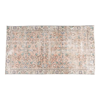 Mid 20th Century Oushak Anatolian Floral Carpet For Sale