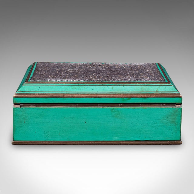 1900 - 1909 Small Antique Keepsake Box, English, Silver Plate, Trinket Case, Edwardian, 1910 For Sale - Image 5 of 12