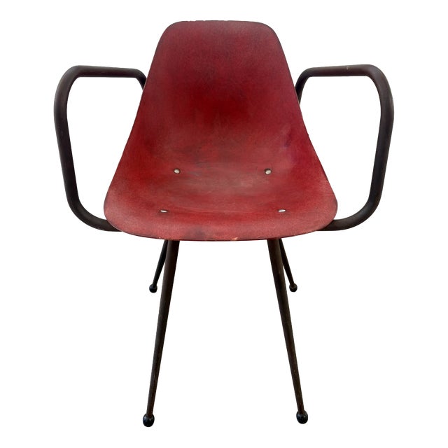 Ladybug Armchair by René Jean Caillette, 1950s For Sale