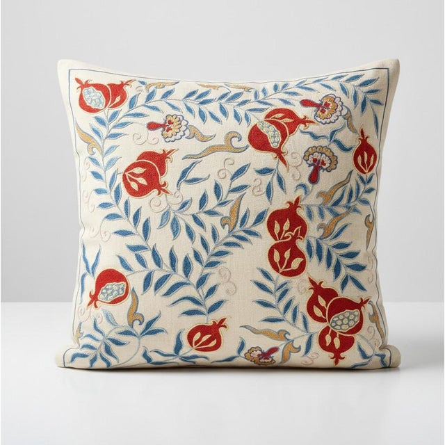 New Hand-Embroidered 100% Silk Cushion Cover – Authentic Uzbek Textile Art Elevate your home décor with this exquisite...