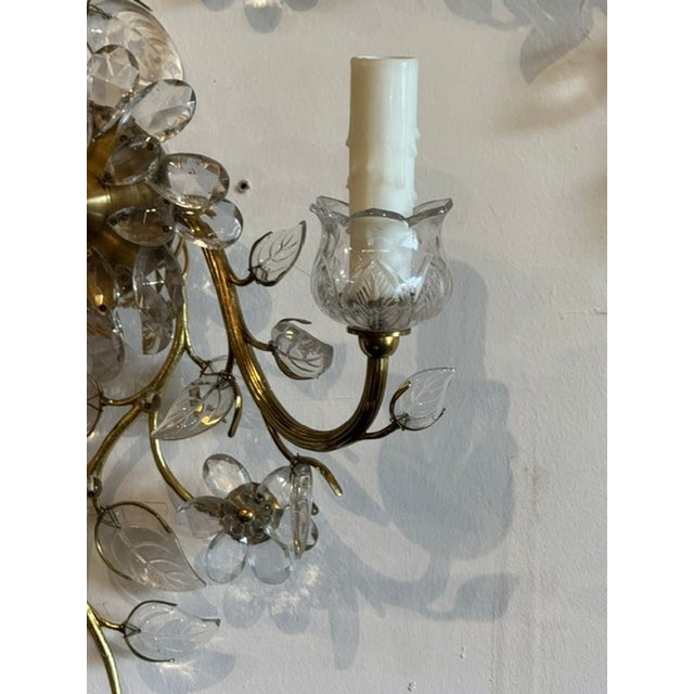 Pair of Vintage Italian Bagues Manner Sconces For Sale In Dallas - Image 6 of 8