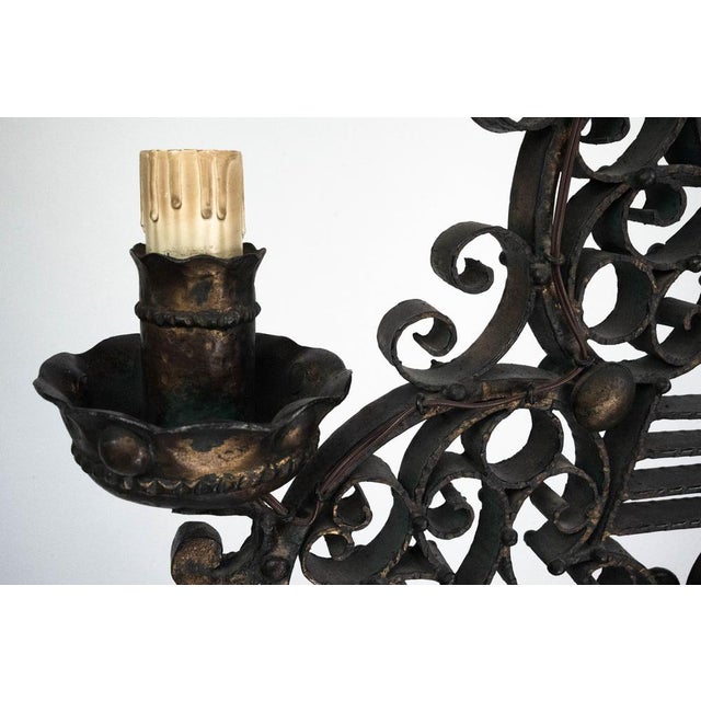 Brutalist Italian Floor Lamp from Longobard, Italy, 1970s For Sale - Image 12 of 16