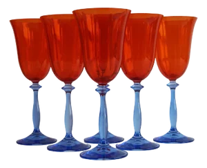 Vintage Wine Glasses from Crystalex, Czech Republic, 1990s, Set of 6