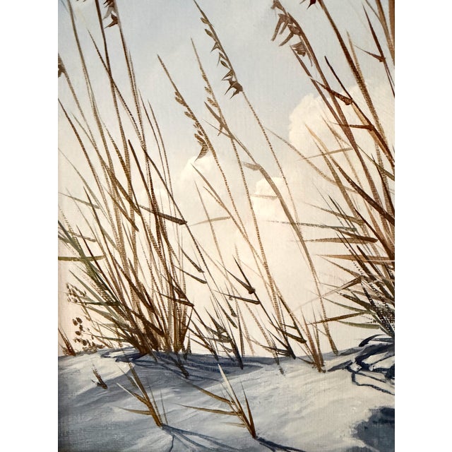 Vintage Coastal Landscape Painting - Jim Harrison For Sale - Image 4 of 8