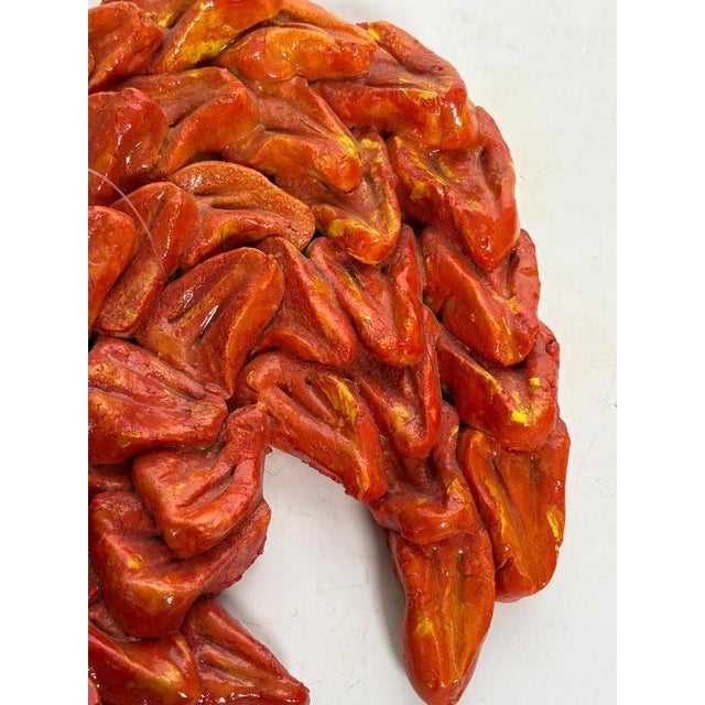 French Glazed Ceramic Rooster, 1970 For Sale - Image 10 of 14