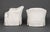 Late 20th Century Tufted White Upholstered Swivel Chairs, Pair For Sale - Image 5 of 5