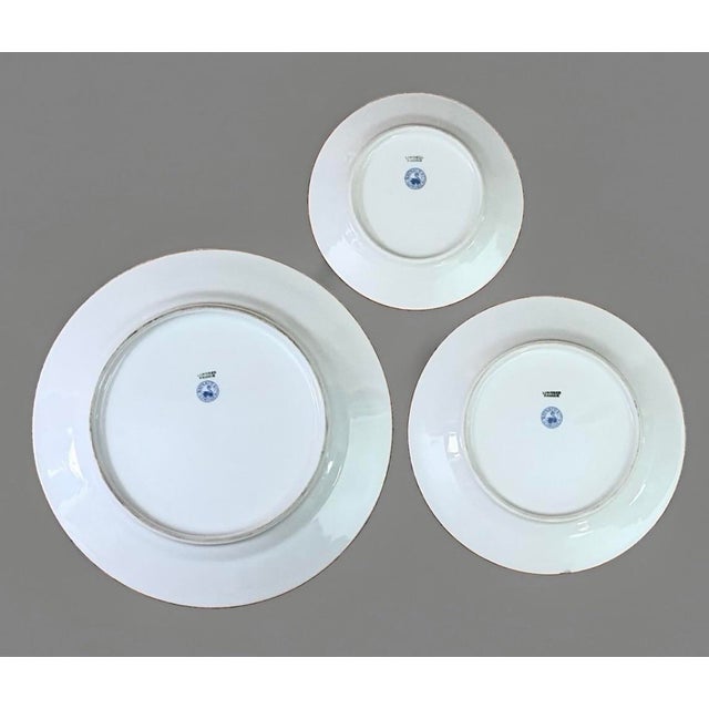 French Limoges Raynaud Plates - Set of 3 For Sale - Image 9 of 11