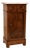 19th Century Walnut Bedside Cabinet With Carrara Marble Top For Sale