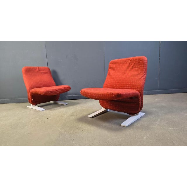 Concorde Chairs from Pierre Paulin, 1960s, Set of 4 For Sale - Image 6 of 16