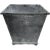 Metal Pair of Neoclassical Style Grey Metal Planters For Sale - Image 7 of 8