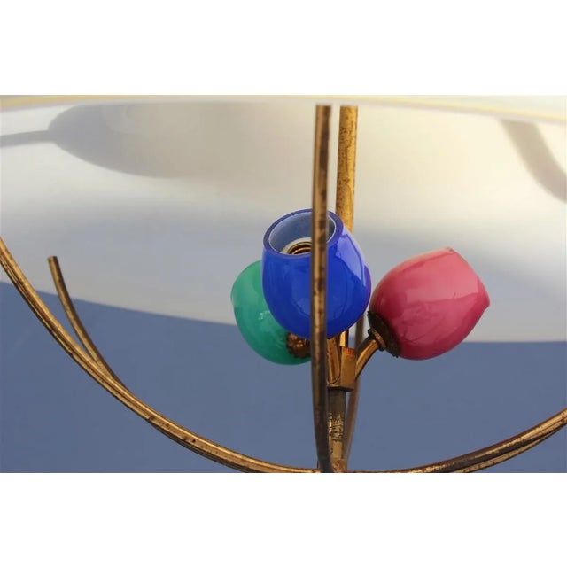 Murano Glass Ceiling Lamp, 1950s For Sale - Image 9 of 12