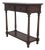 Theodore Alexander Mahogany 2 Tier 2 Drawer Console Table For Sale