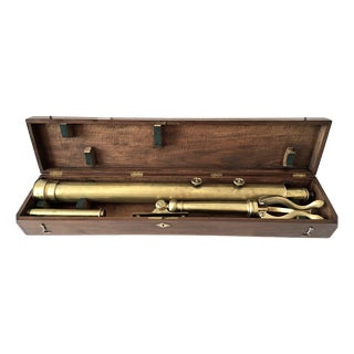 Antique Astronomical Celestial Telescope, France, 1890s For Sale