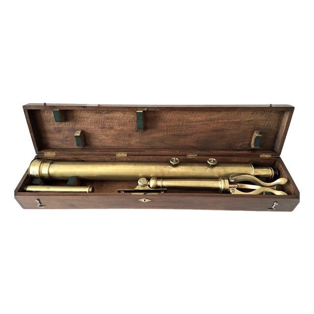 Antique Astronomical Celestial Telescope, France, 1890s For Sale