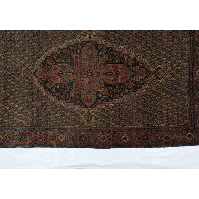 1920s Antique Persian Ferahan Rug - 4′3″ × 6′8″ For Sale - Image 4 of 7