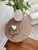 Vintage Queen Anne Style Refinished Oval Tiger Oak Side Table With Cabriole Legs and Scalloped Skirt For Sale In New York - Image 6 of 10