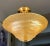 Murano Gold Rugiadoso Glass Semi Flush Mount Ceiling Light For Sale - Image 9 of 17