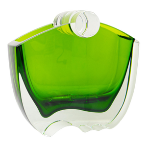 Baccarat 'Oceanie' Vase in Emerald Green and Clear
