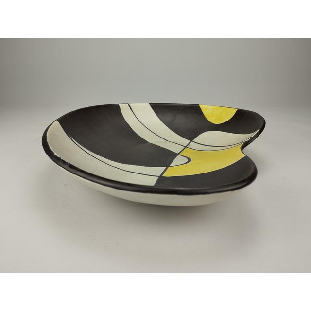 1950s Bowl and Vases with Florenz Decor from Bay Keramik, 1957, Set of 3 For Sale - Image 5 of 18