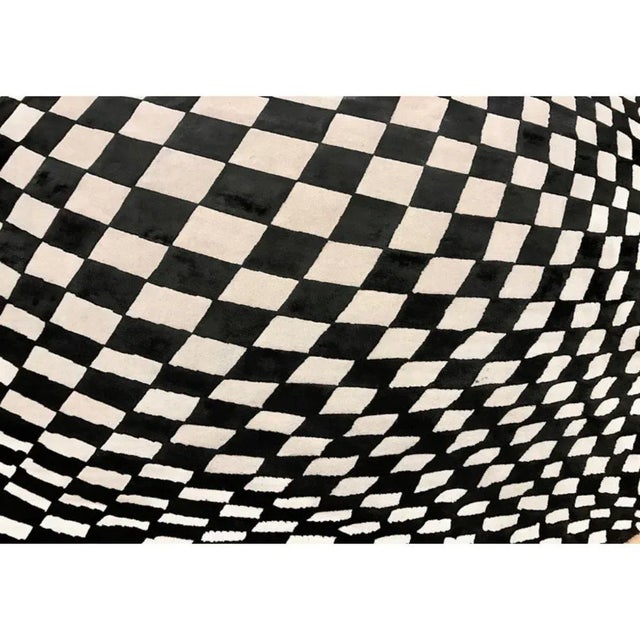 Contemporary Convex Circular 400 Rug by Illulian For Sale - Image 3 of 9