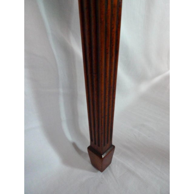 Maitland-Smith Regency Mahogany Console Table For Sale - Image 9 of 13