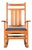 Stickley Harvey Ellis Collection Mission Inlaid Oak Arts & Crafts Rocking Chair For Sale