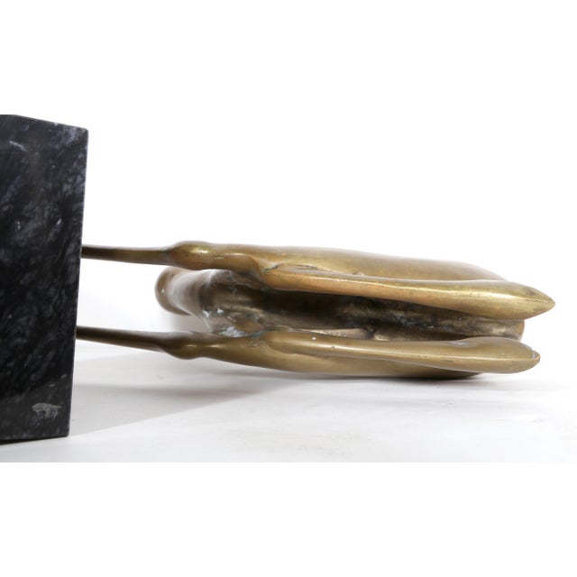 Gold Reindeer Bronze Sculpture, Hattakitkosol Somchai For Sale - Image 8 of 9