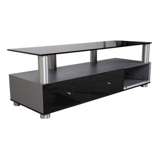 Spectral Glass Sideboard Black Tv Board For Sale