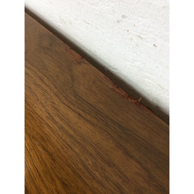 Mid Century Modern Lowboy Dresser With Unique Diamond Front by United Furniture For Sale - Image 14 of 17