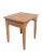 An early American handcrafted maple side table measuring 20" in width, 17.5" in depth and standing 20.25" tall.