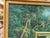Vintage Hand-Painted Tropical Landscape Beveled Wall Mirror For Sale - Image 11 of 12