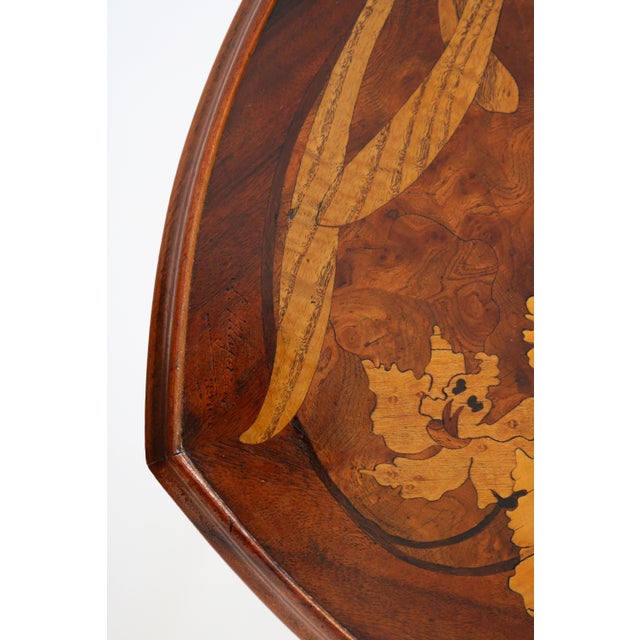 Antique French Art Nouveau Side Table by Louis Majorelle, 1900 For Sale - Image 11 of 12