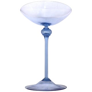Italian Art Glass Compote After Zecchin Sofia For Sale