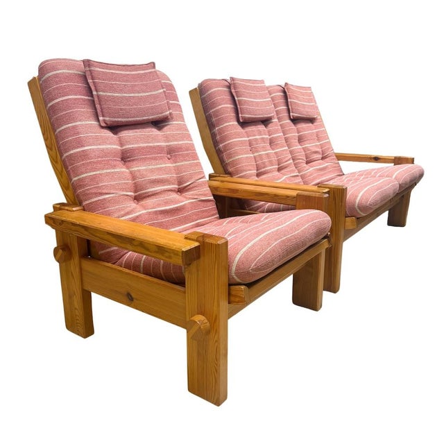Mid 20th Century Swedish Dymling Sofa Set by Yngve Ekström, Swedese For Sale - Image 6 of 7