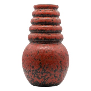 Mid-Century Floor Vase from Scheurich Keramik, West Germany, 1970s For Sale