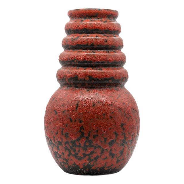 Mid-Century Floor Vase from Scheurich Keramik, West Germany, 1970s For Sale