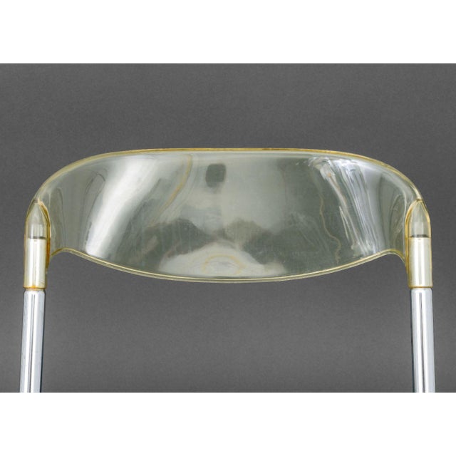 Giancarlo Piretti "Plia" Style Folding Chairs, 4 For Sale - Image 13 of 14