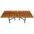 Milo Baughman for Directional Dimond Teak & Walnut Dining Table Gate Legs Base For Sale - Image 13 of 13