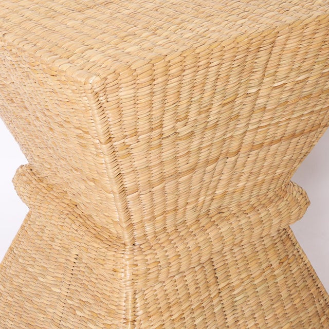 Wood Pair of Mid Century Style Sheaf of Wheat Stands For Sale - Image 7 of 9