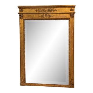 Early 19th Century French Carved Giltwood Mirror For Sale