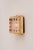 Swedish Brutalist Glass and Brass Wall Lamps from Falkenbergs Belysning, Set of 2 For Sale - Image 6 of 18