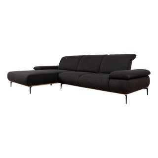 Run Corner Sofa in Anthracite Fabric from Willi Schillig For Sale